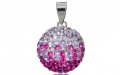 Strieborný prívesok Crystal Rose Briliance 10 mm